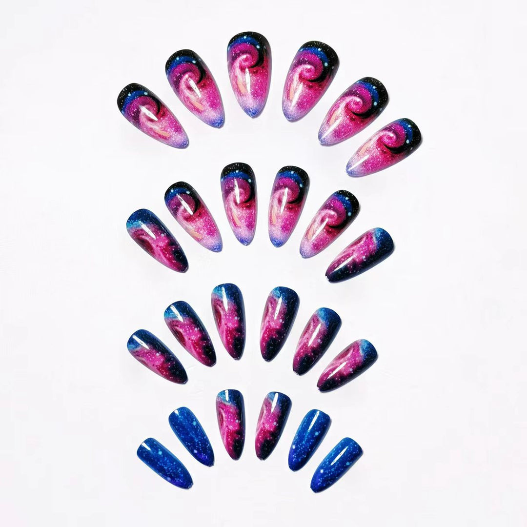 Galaxy-Inspired Nail Art Kalsten