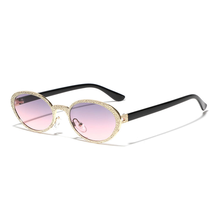 Women Glamorous Sunglasses with Sparkling Frame Decoration Kalsten