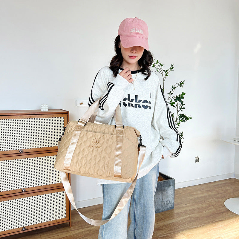 Quilted Travel Duffle Bag Kalsten