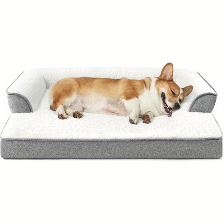 Orthopedic Plush Dog Bed Sofa