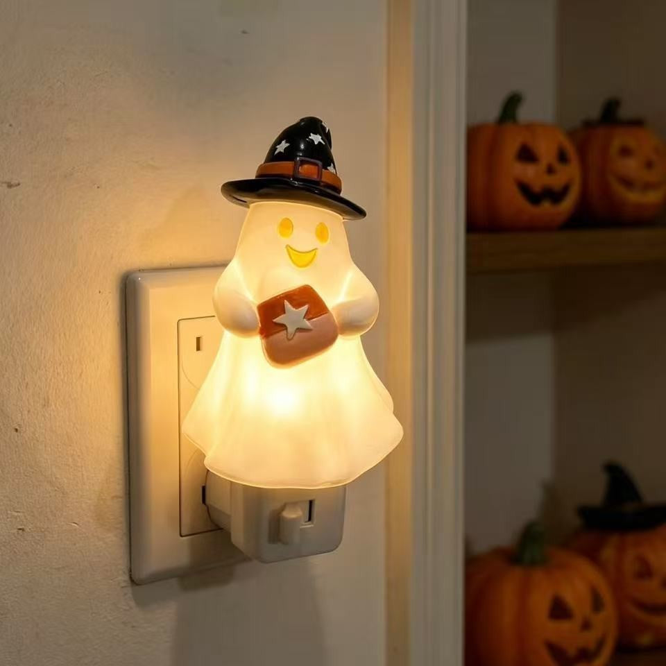 Whimsical Ghost Night Light Figurine Kalsten