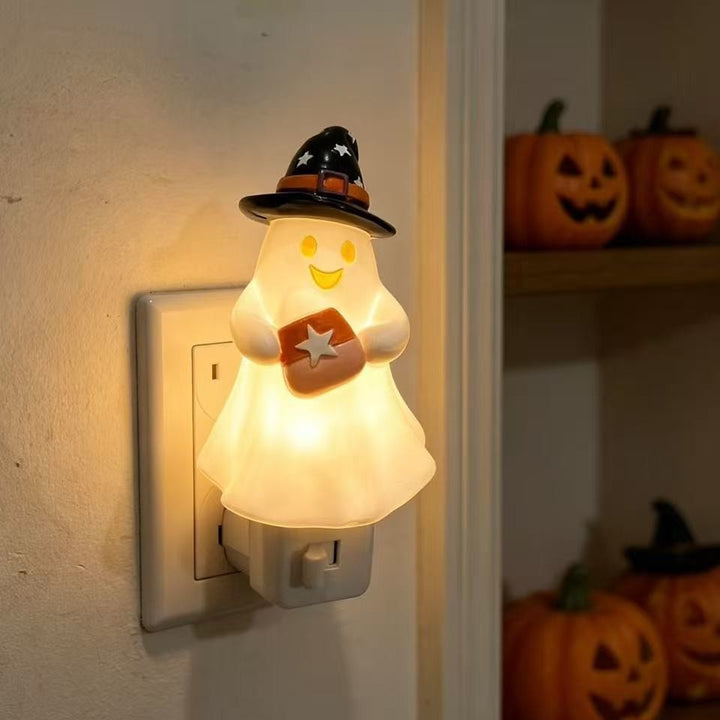 Whimsical Ghost Night Light Figurine Kalsten