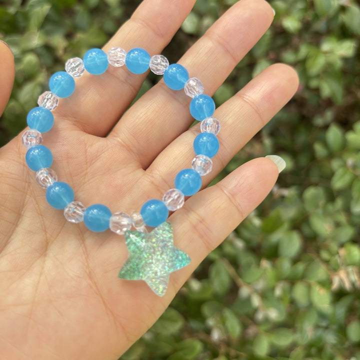 Cute bracelet with elephant charm Made of glass Kalsten