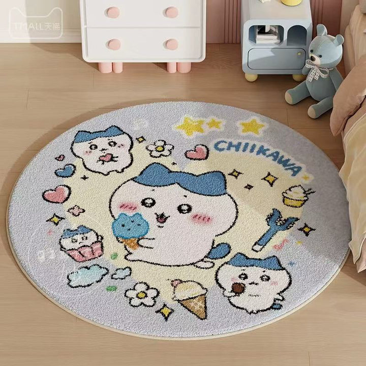 Cartoon-Themed Plush Area Rug