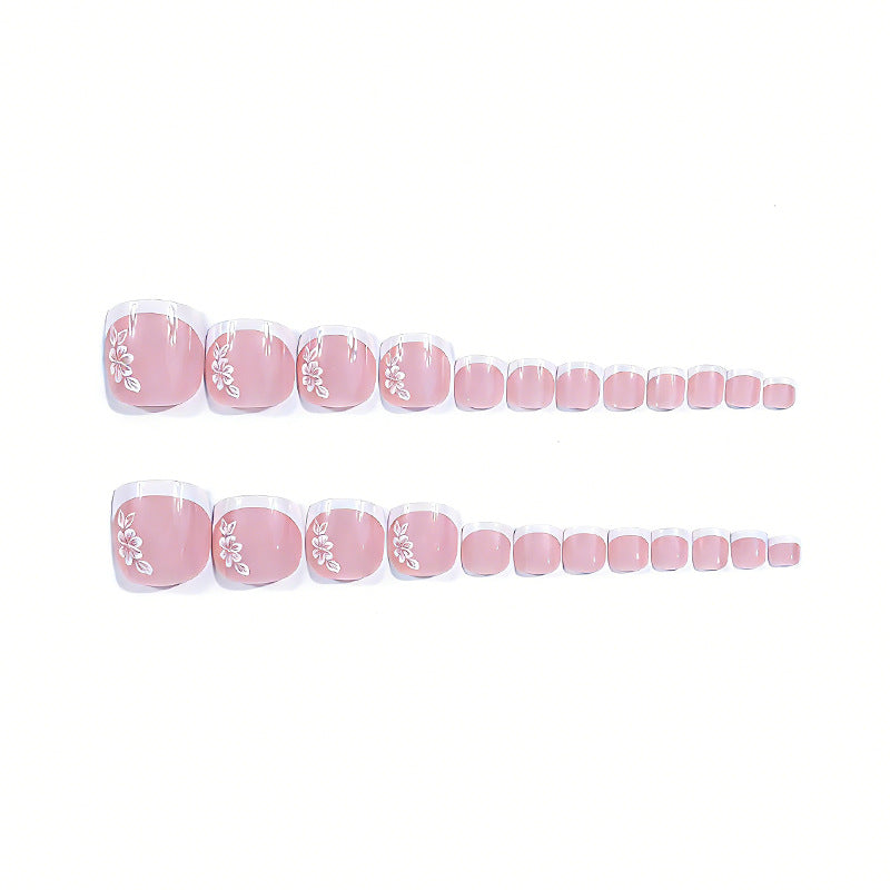Floral Decorative Gel Toenail Art Kalsten