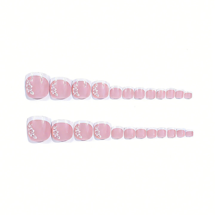 Floral Decorative Gel Toenail Art Kalsten