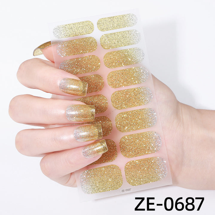 Glitter Ombre Nail Wraps  1790954415
