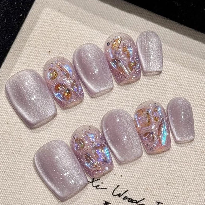 Sparkling Acrylic Press-On Nail Set Kalsten