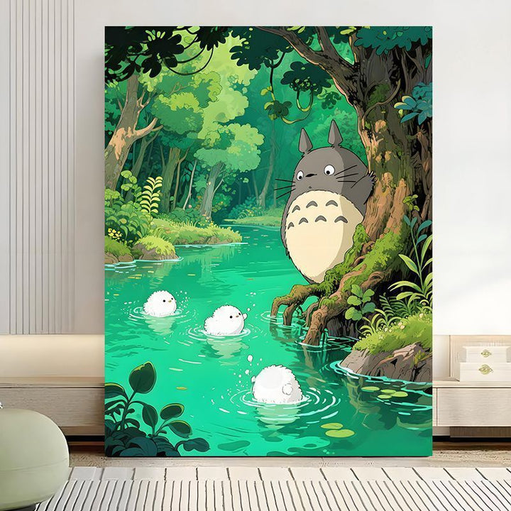 Enchanted Forest Scene Canvas Art Print Kalsten