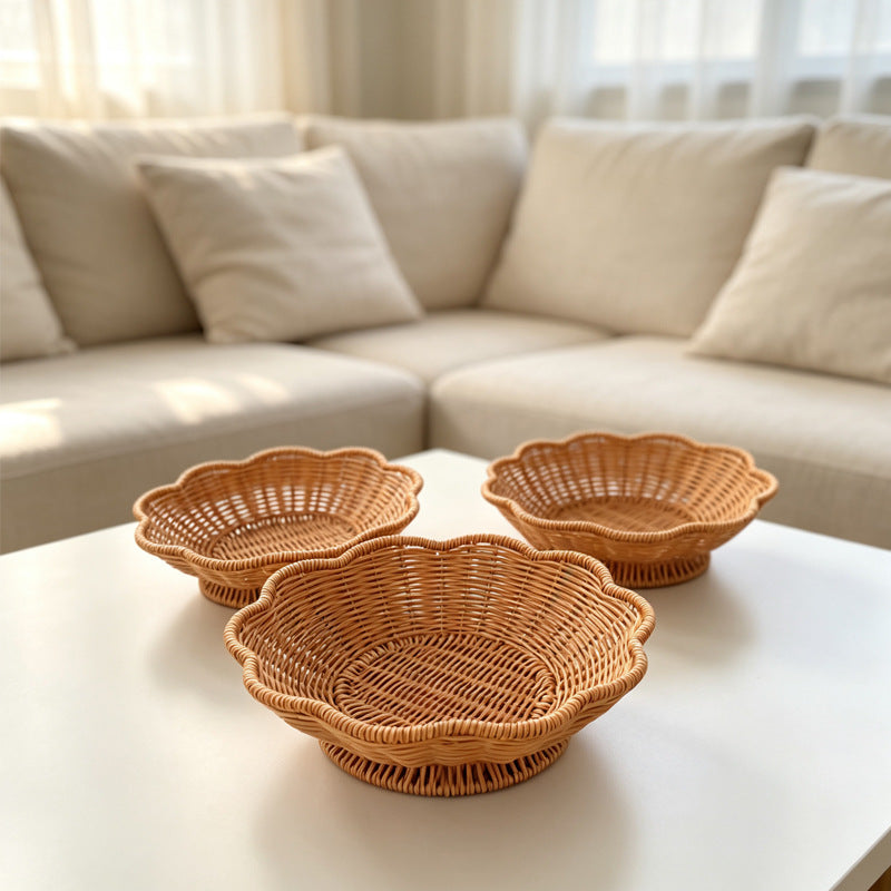 Decorative Floral Woven Table Kalsten