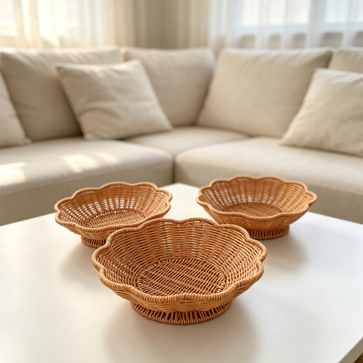 Decorative Floral Woven Table Kalsten