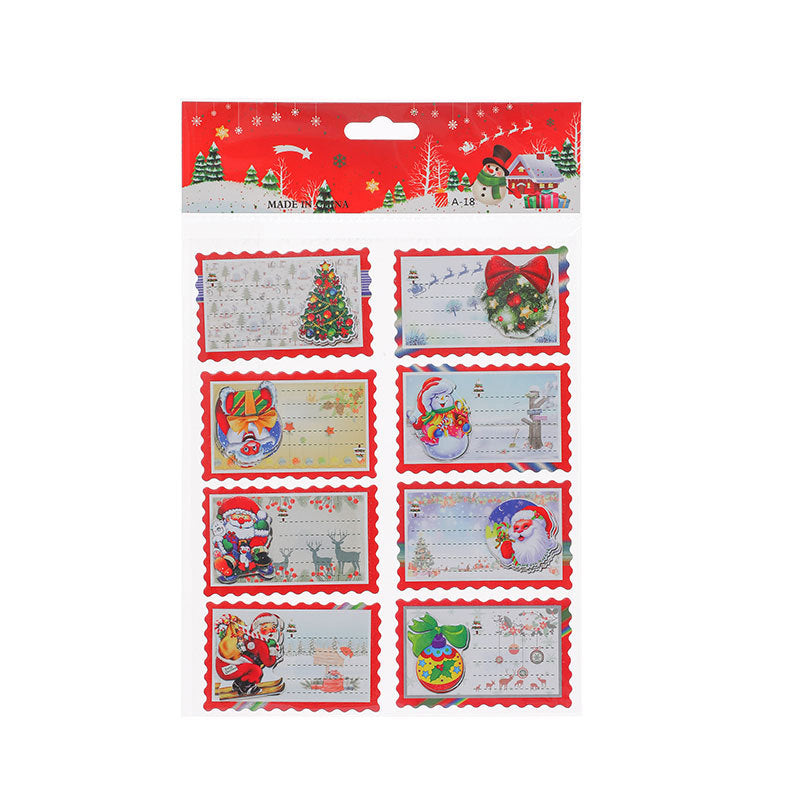 Holiday Greeting Card Stickers Kalsten