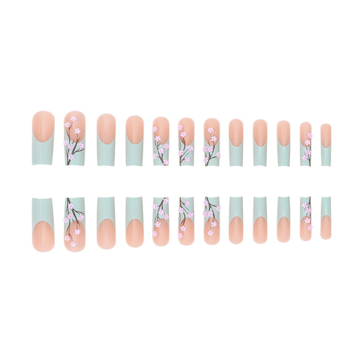 Floral Blossom Stiletto Press-On Nails Kalsten