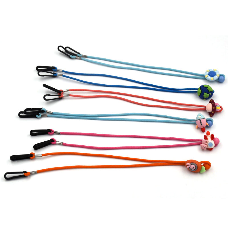 Adjustable Eyewear Retainer with Decorative Bead Kalsten