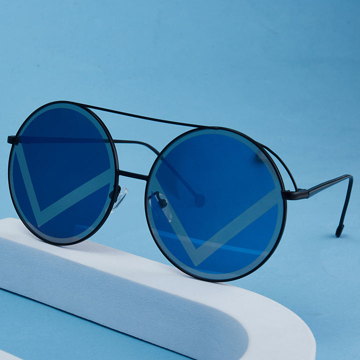 Women’s fashionable round sunglasses Kalsten