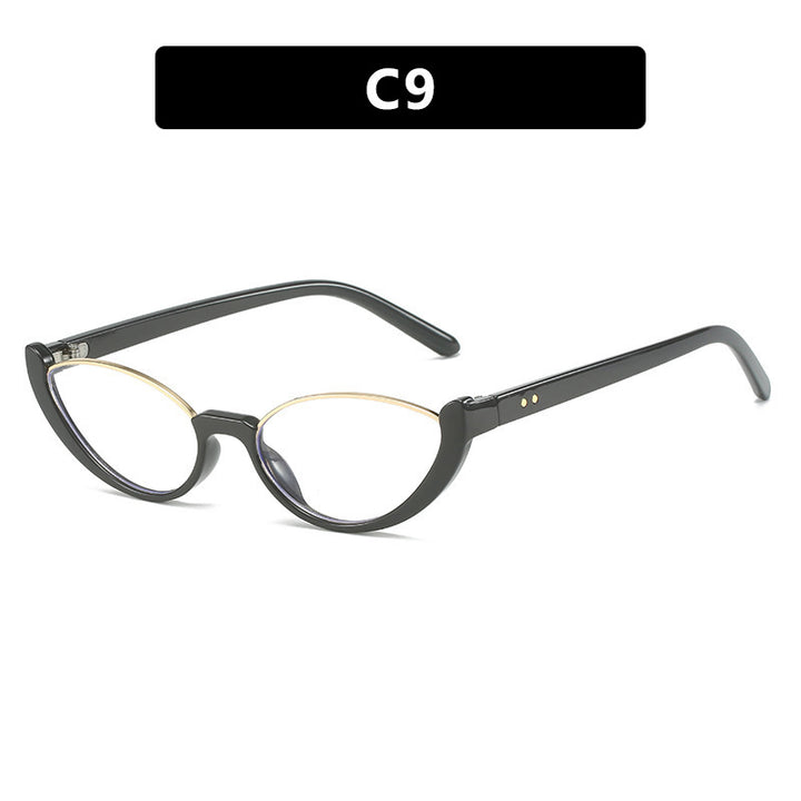 Women's Cat-Eye Sunglasses with Mirrored Lenses and Elegant Frame Kalsten