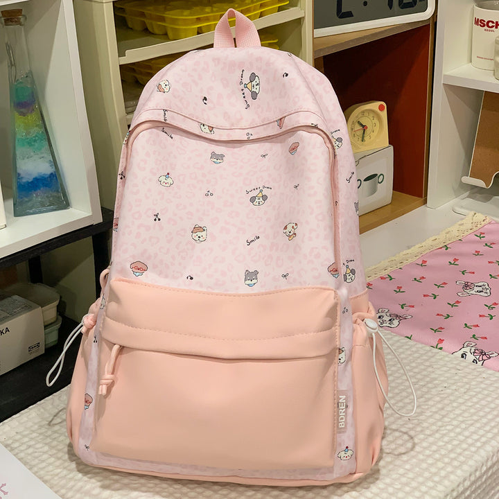 Cute Cartoon Animal Print Backpack Kalsten
