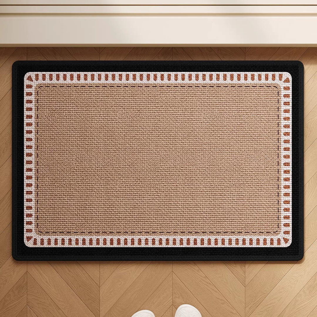 Decorative Bath Rug with Whimsical Dog Design