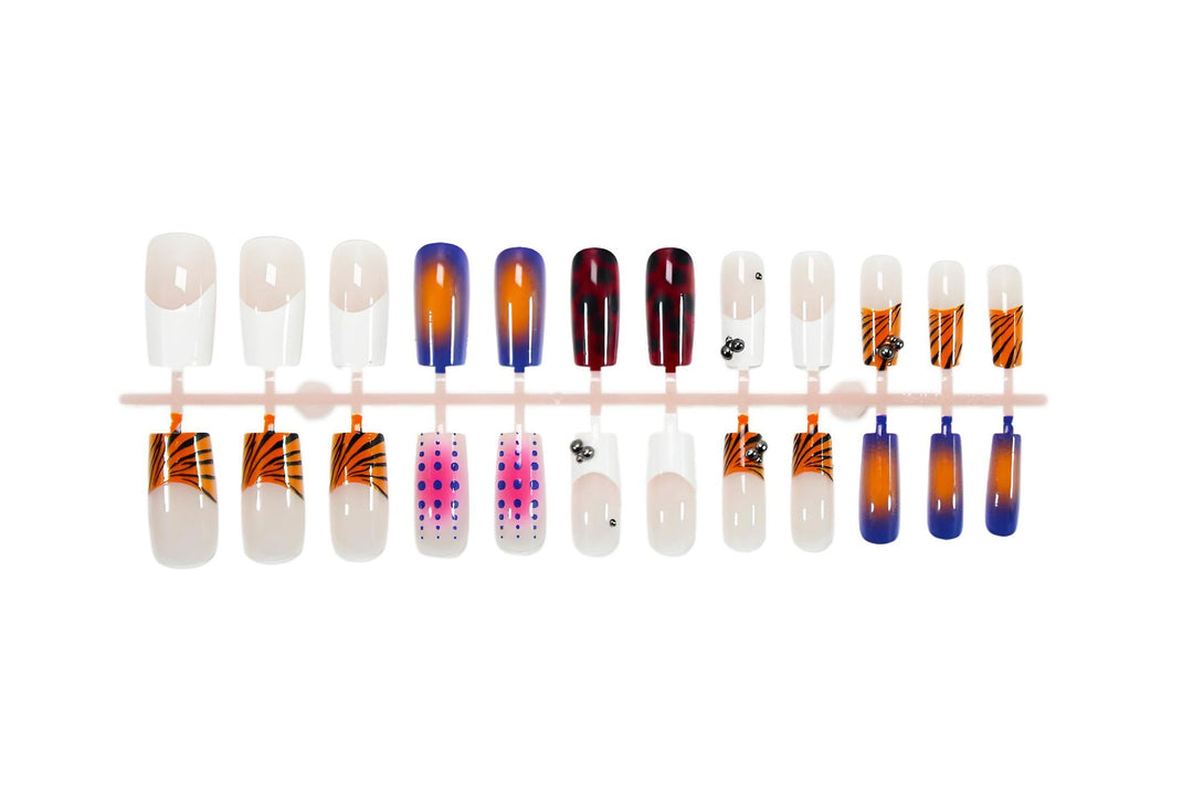 Art nail set with creative decorations Kalsten