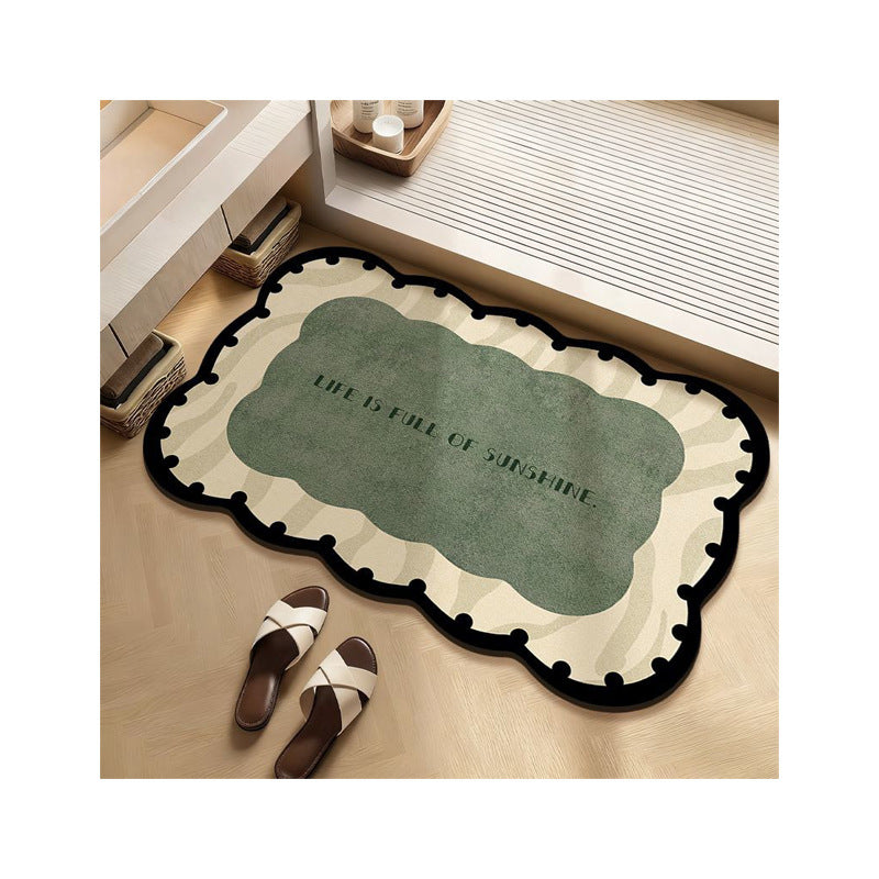 Playful Cartoon-Themed Bath Mat Kalsten