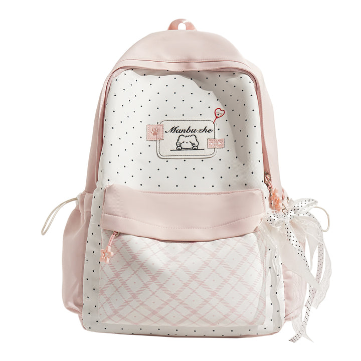 Playful Character-Embellished School Backpack Kalsten