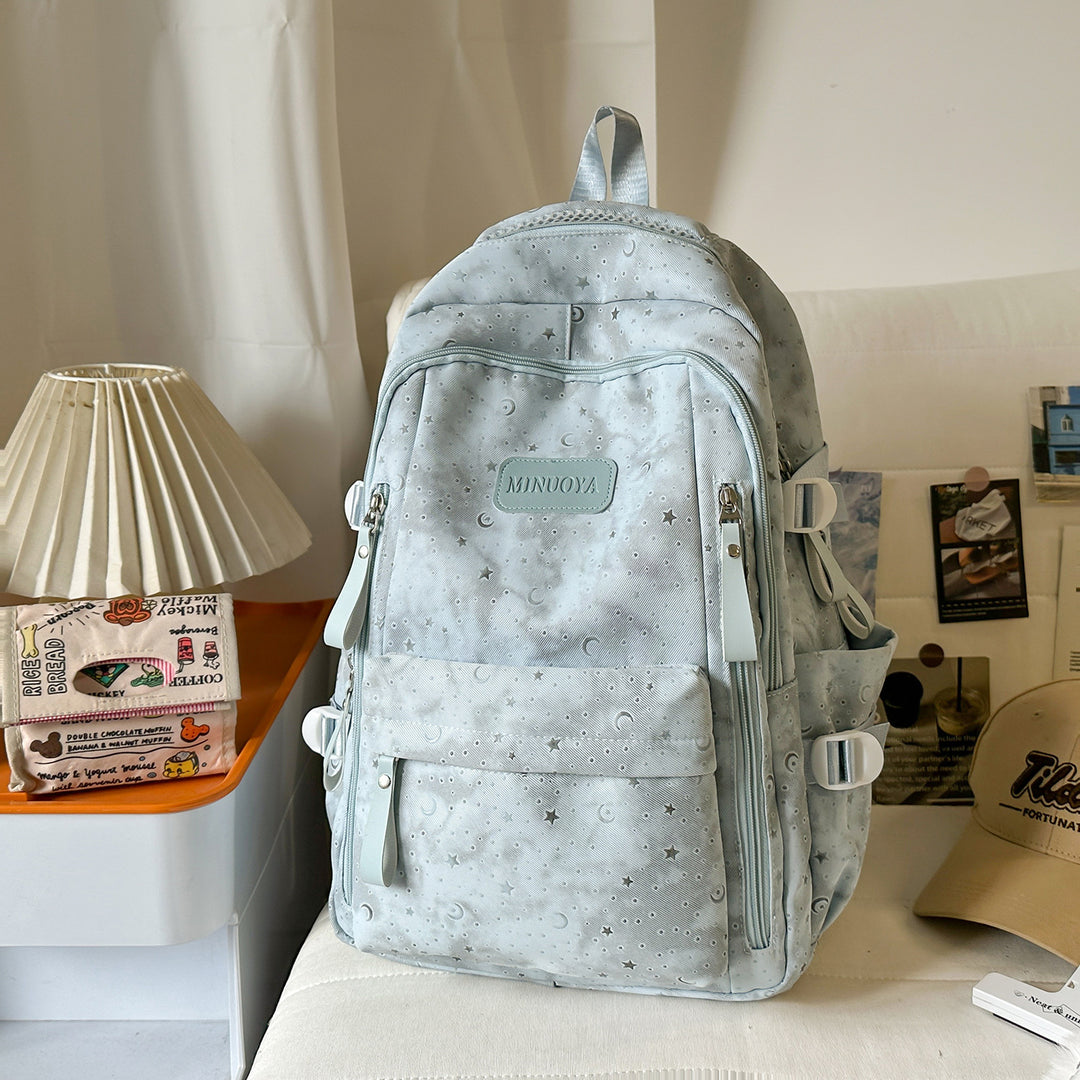 Trendy Stars and Moons Patterned Backpack Kalsten