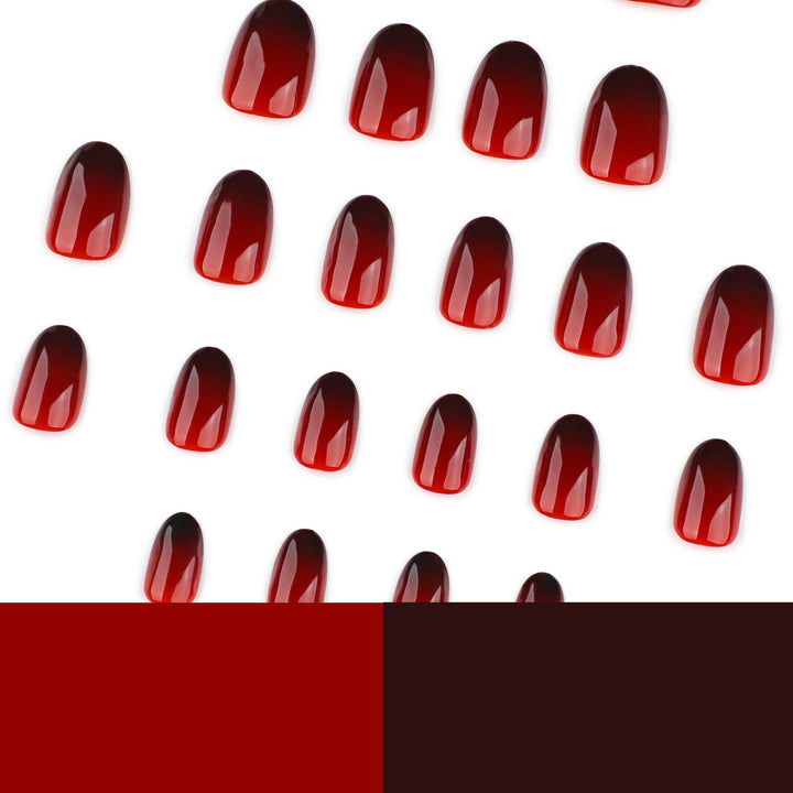 Artificial Nail Art with Elegant Ombre Effect Kalsten