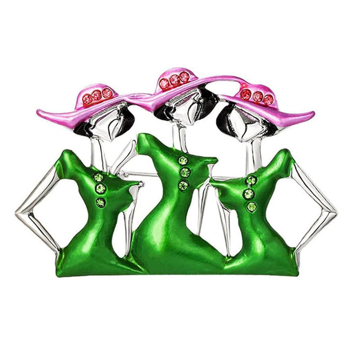 Artistic Figurine Brooch Kalsten