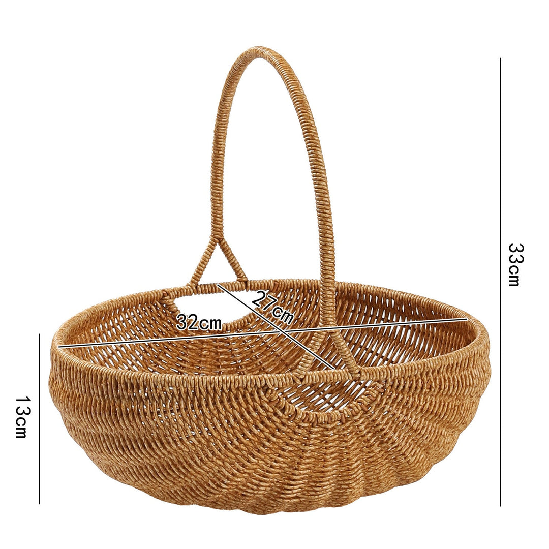 Handwoven Decorative Carrying Basket Kalsten