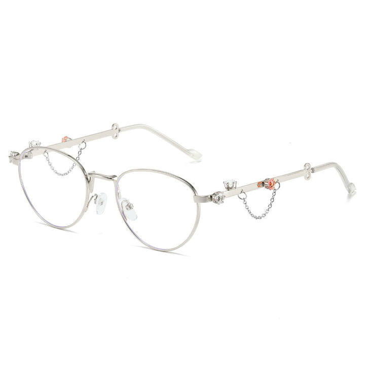 Decorative Rhinestone Cat-Eye Sunglasses Kalsten
