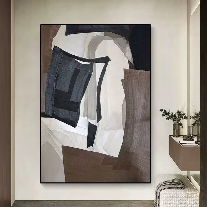 Abstract Textured Wall Art for Interiors