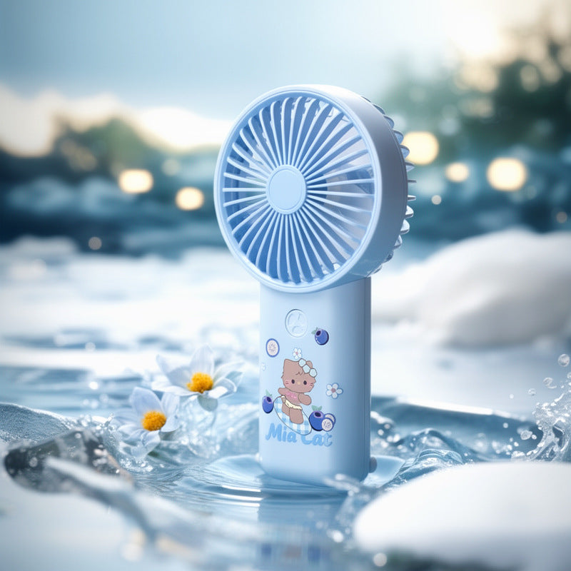 Ladies portable handheld fan with cute animal design Kalsten