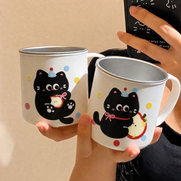 Ceramic mug with playful animal motif Kalsten