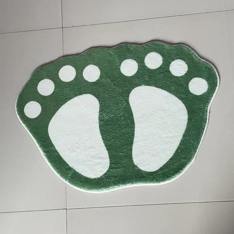 Cute Footprint Bath Mat