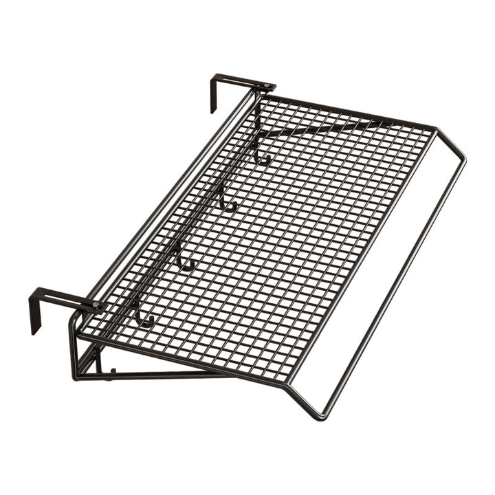 Radiator-Mounted Foldable Mesh Drying Shelf