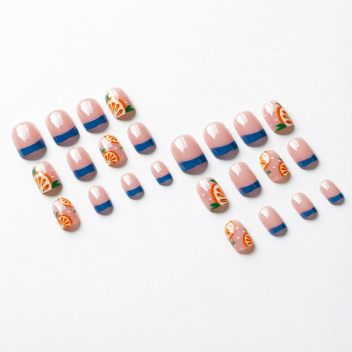 Citrus Art Nail Design