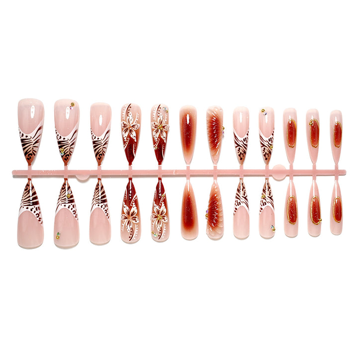 Artistic Stiletto Press-On Nail Set
