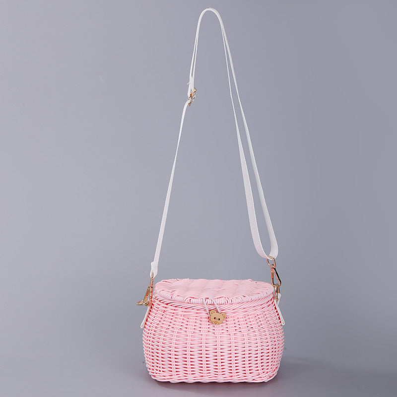Cute Animal-Themed Woven Storage Basket Kalsten