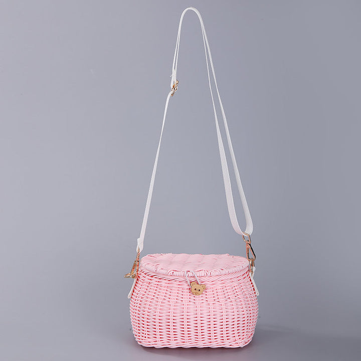 Cute Animal-Themed Woven Storage Basket Kalsten