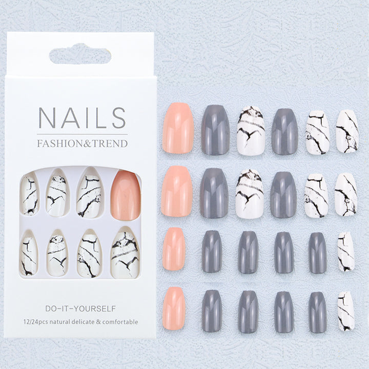 Artistic Graphic Press-On Nail Set Kalsten