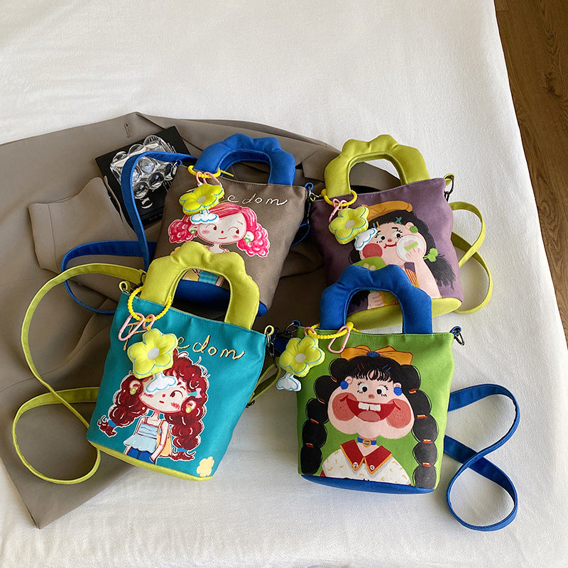 Plush handbag in the cheeky children's motif Kalsten