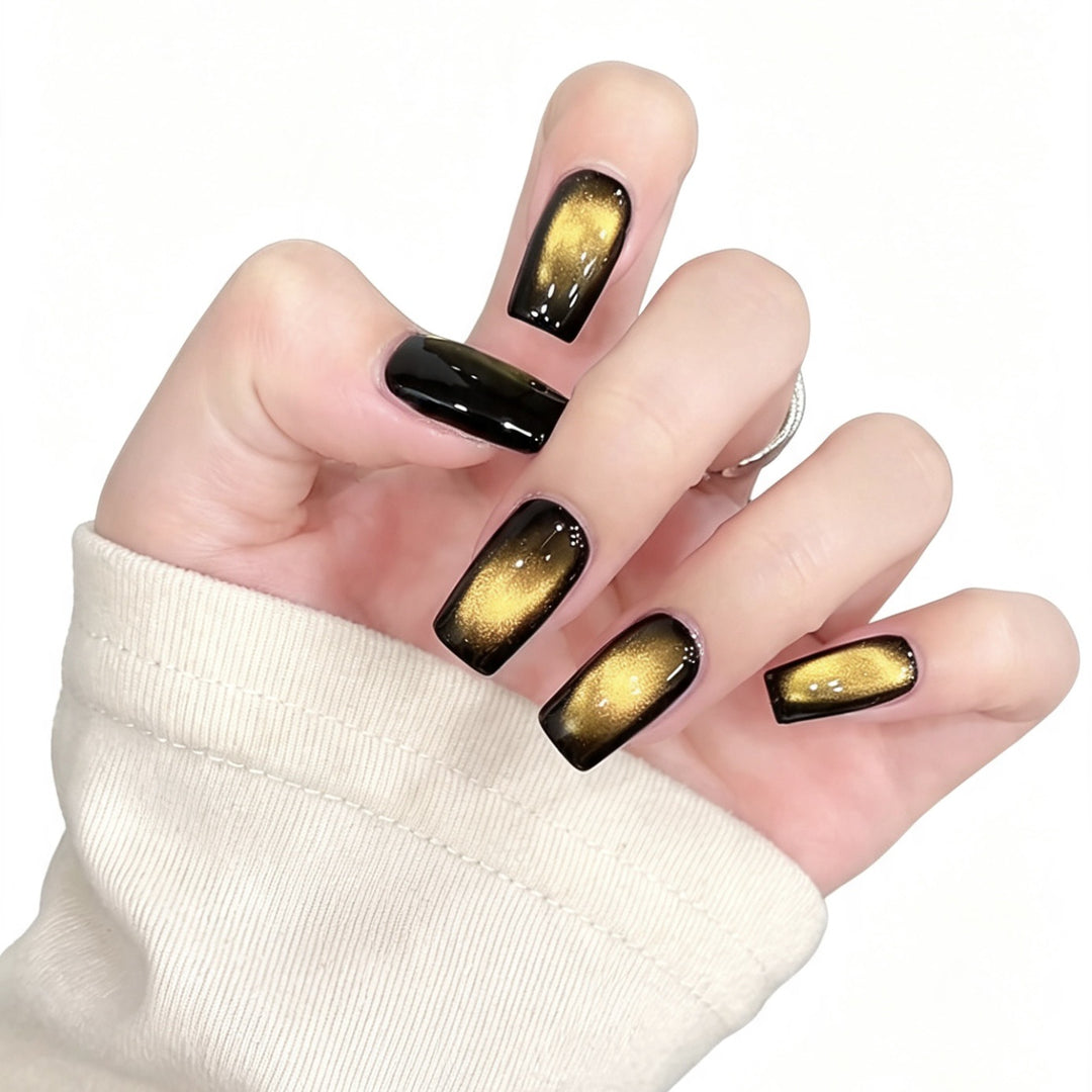 Gradient Crystal Finish Nail Art Kalsten