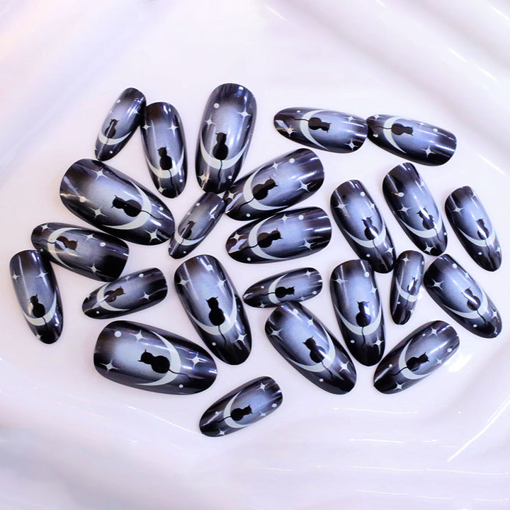 Artistic Cat-Inspired Nail Art Enhancements Kalsten