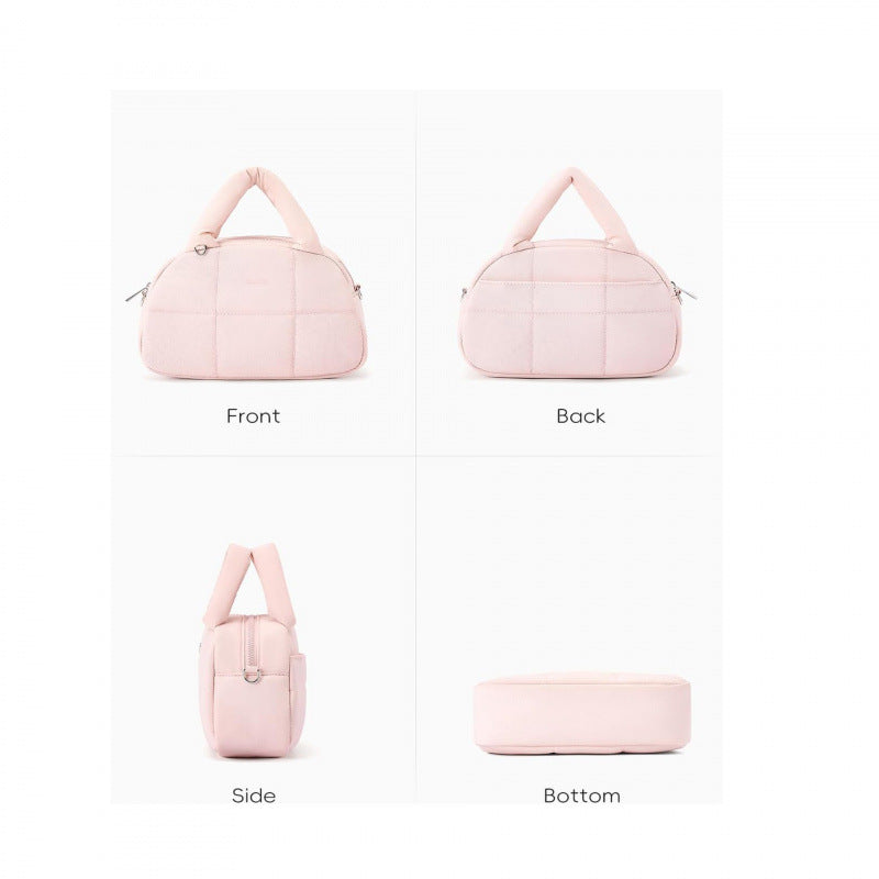 Fashionable Quilted Handbag with Removable Shoulder Strap Kalsten