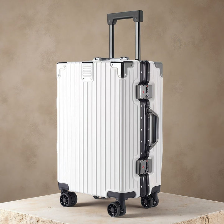 Hard Shell Trolley With Double Safety Lock And Silent 360-Degree Wheels Kalsten