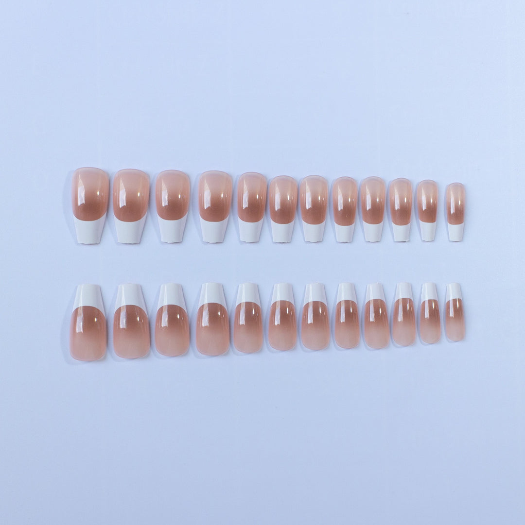 Elegant Gel French Tip Nail Art Kit