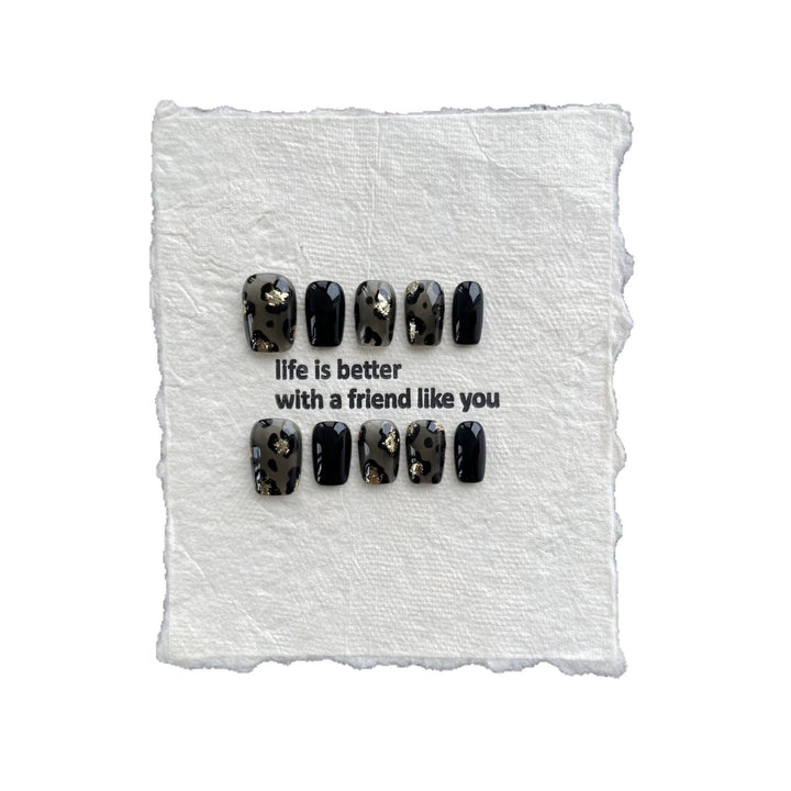 Artisanal Animal Print Press-On Nail Set
