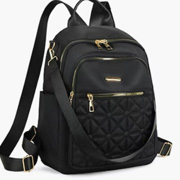 Elegant Quilted Multi-Pocket Backpack Kalsten