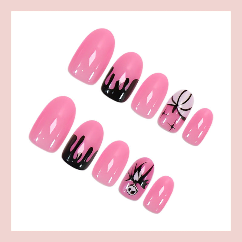 Artificial nail set with unique Halloween designs Kalsten