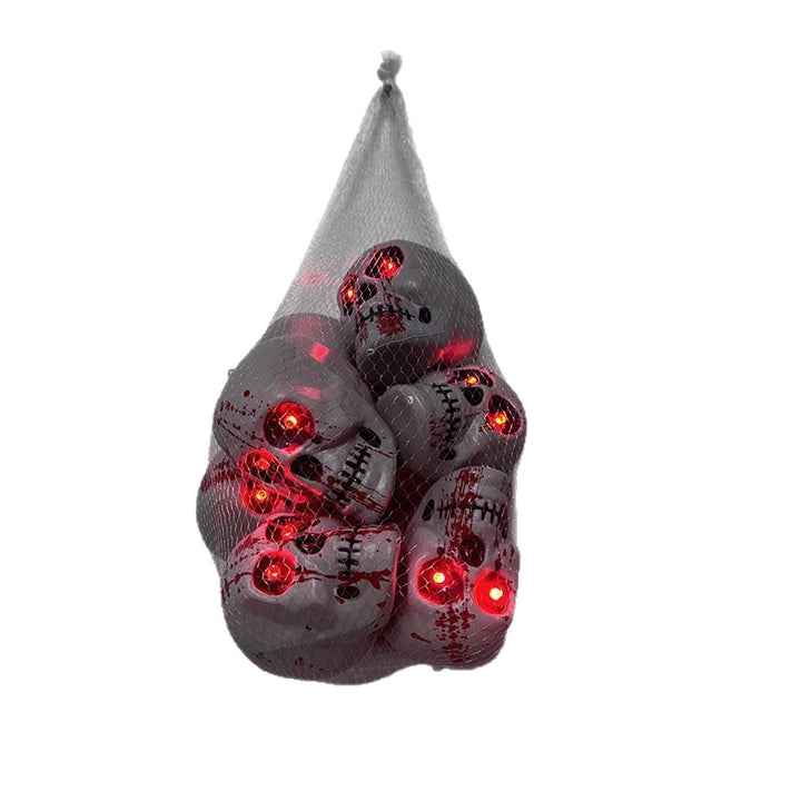 Creepy LED Glowing Skull Decoration